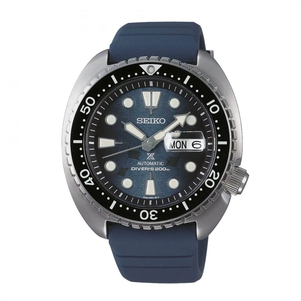 นาฬิกาข้อมือผู้ชาย SEIKO PROSPEX AUTOMATIC DIVER’S 200m. Save The Ocean Special Edition รุ่น SRPF77K