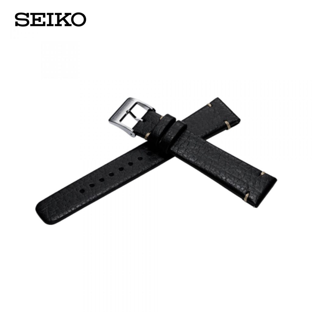 KING SEIKO BAND LEATHER STRAP XSL00319 CALF(BLACK)