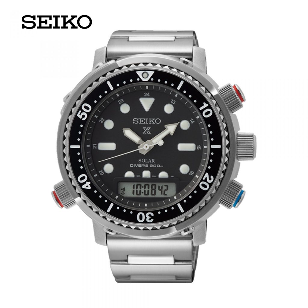 นาฬิกาข้อมือ Seiko Prospex New Caliber H855 Hybrid Diver’s Regular (Arnie) รุ่น SNJ033P