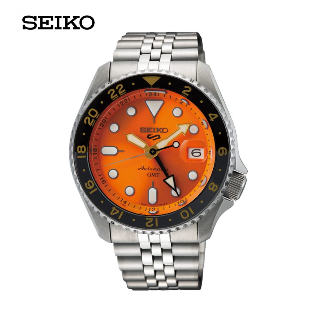 NEW SEIKO 5 SPORTS AUTOMATIC G.M.T WATCH MODEL : SSK005K