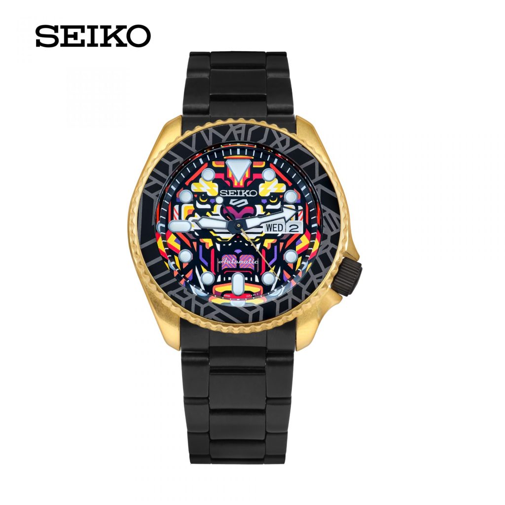 นาฬิกาข้อมือ NEW  SEIKO 5 SPORTS AUTOMATIC RUKKIT “The Tiger” Limited Edition 2,022 PCS. รุ่น SRPJ92K