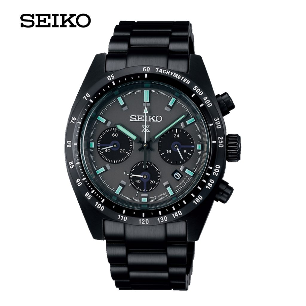 SEIKO PROSPEX The Black Series SPEEDTIMER Solar Chronograph "Night