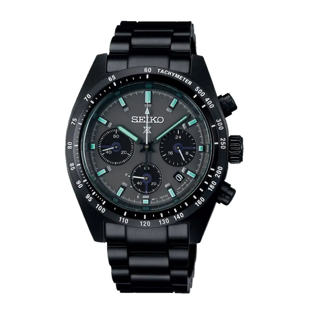 นาฬิกาข้อมือ SEIKO PROSPEX The Black Series SPEEDTIMER Solar Chronograph “Night Vision” รุ่น SSC917P